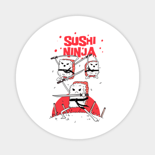 Sushi Ninja Magnet